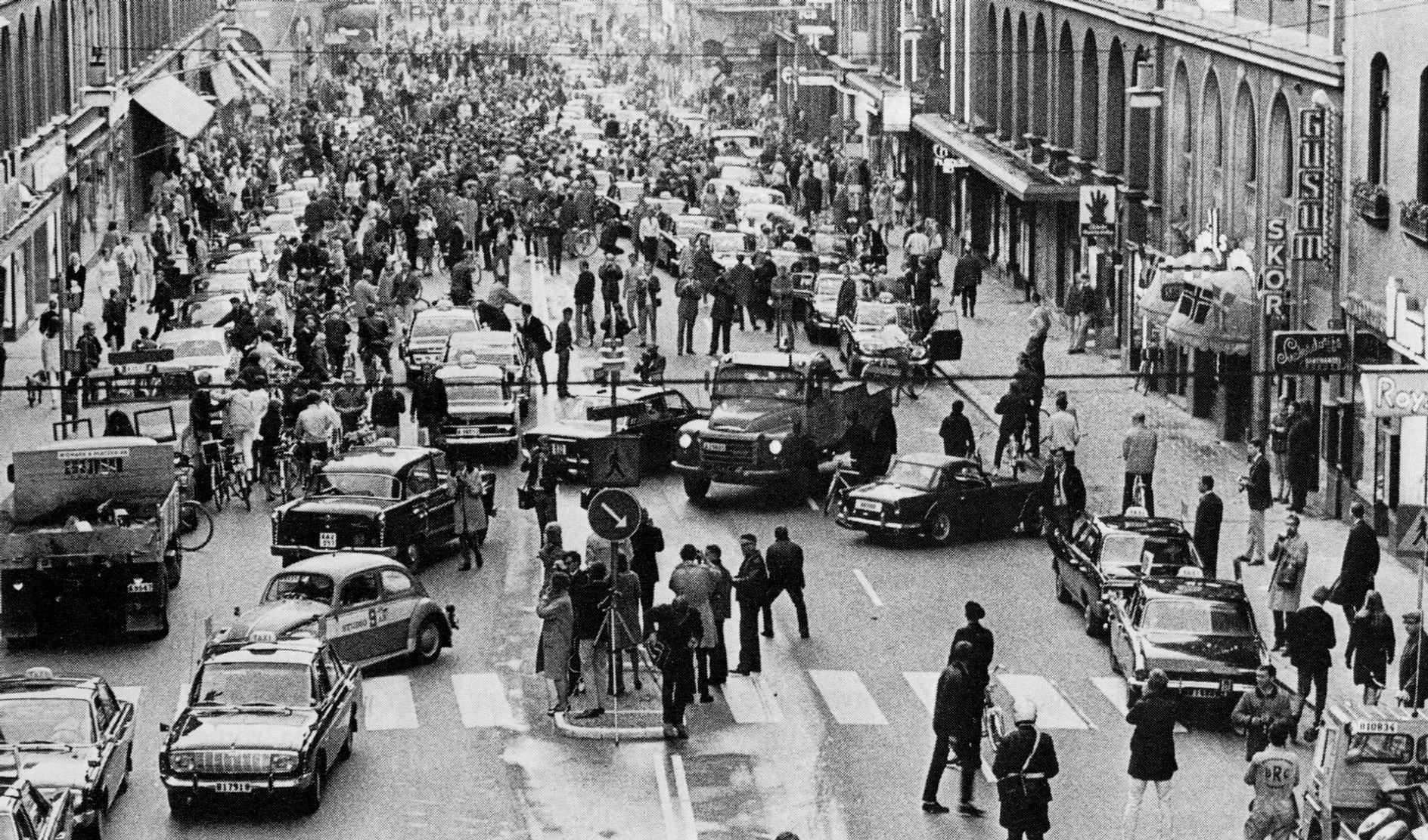 Sweden Changes Sides of the Road, 1967