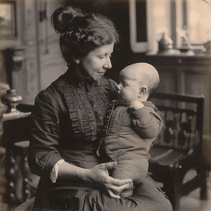 Thalidomide Baby Portrait, 1850s