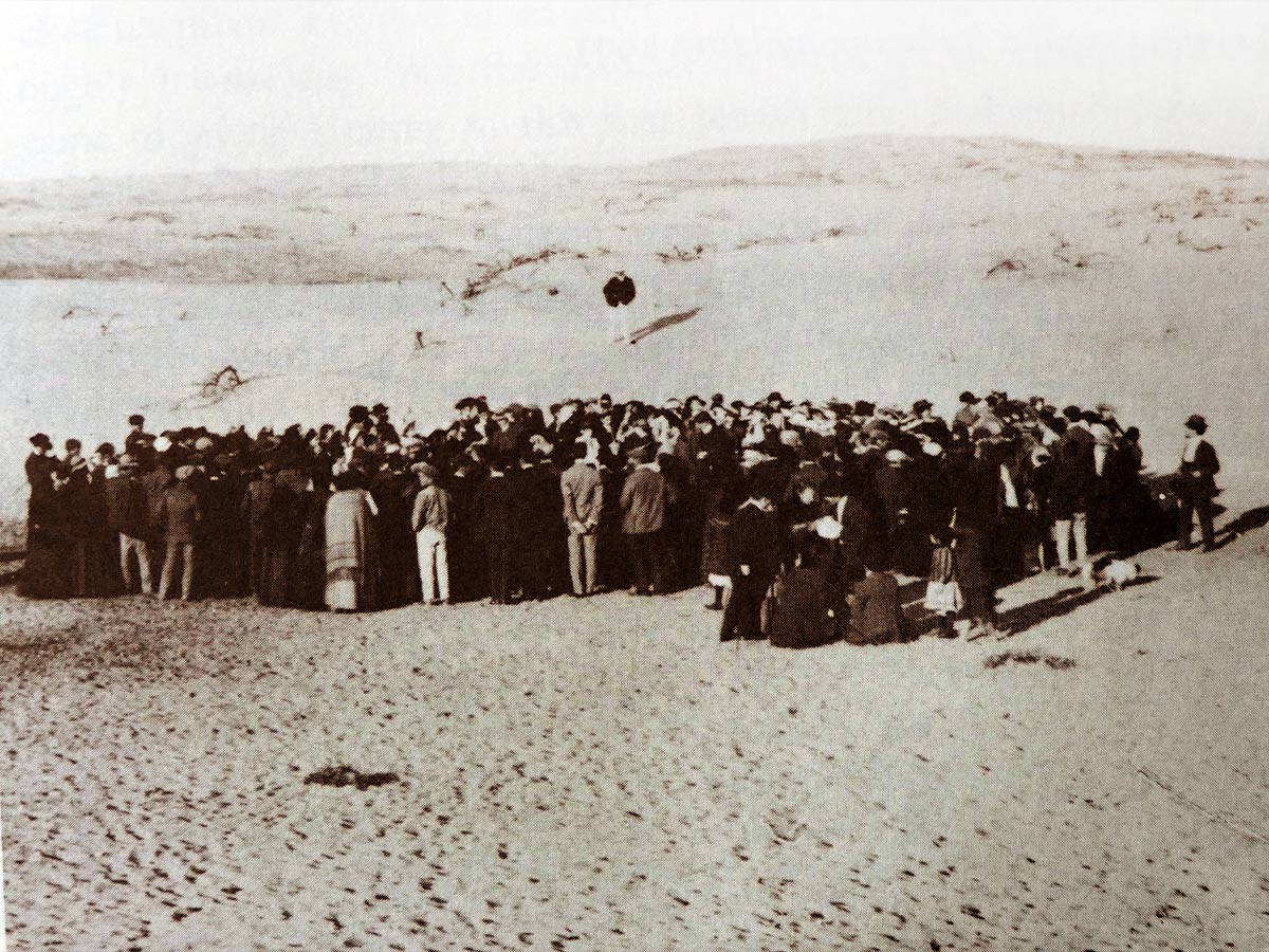 The Dividing of the Sand Dune, 1909