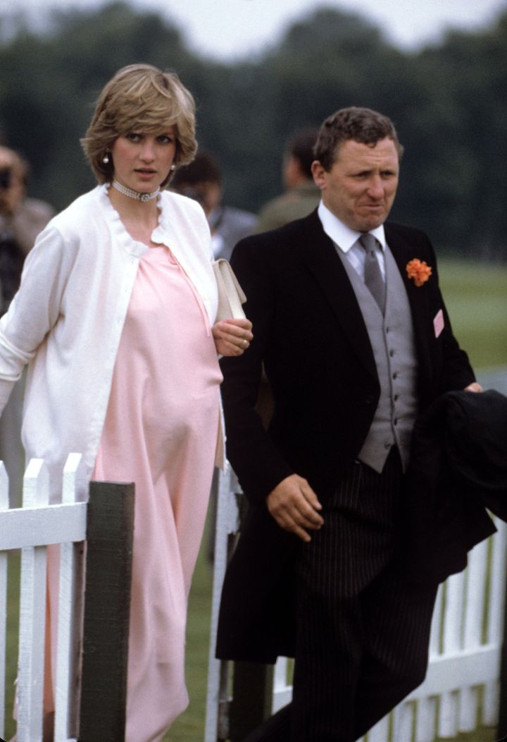 The fall while pregnant with William