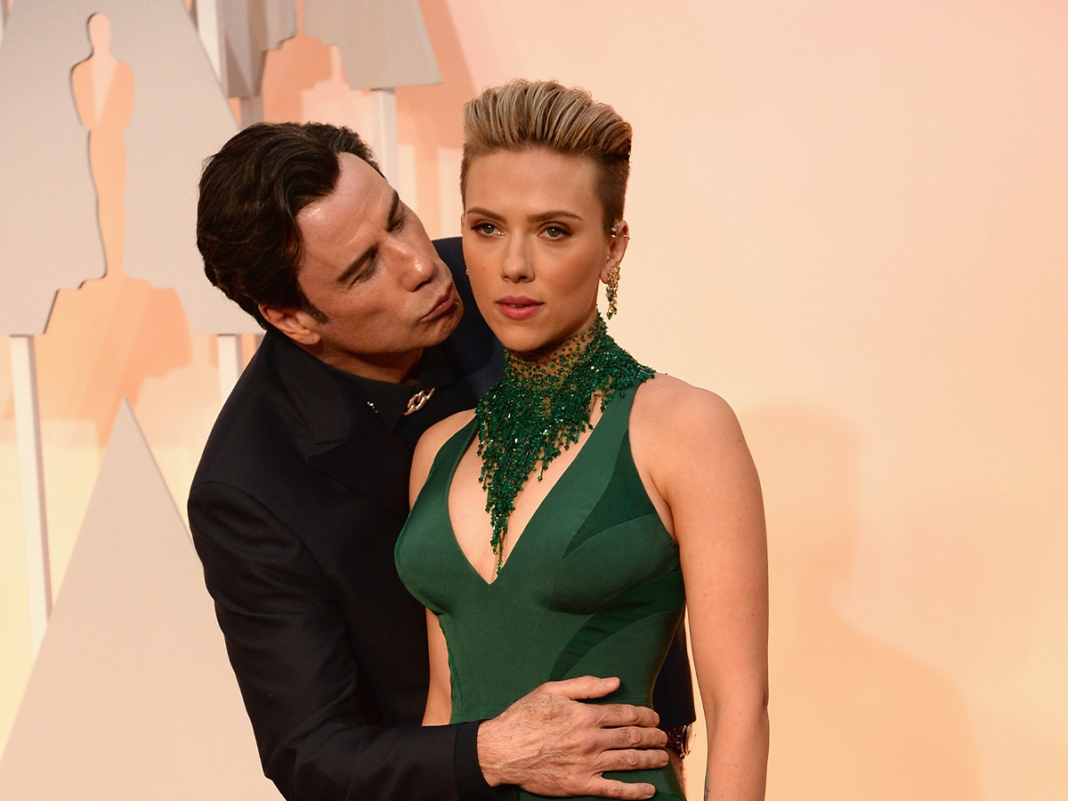 John Travolta gets creepy