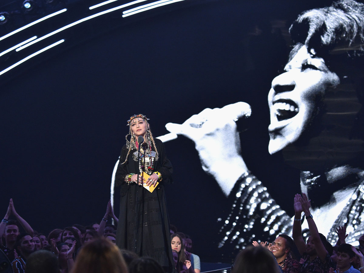 Madonna’s tribute for… Aretha Franklin