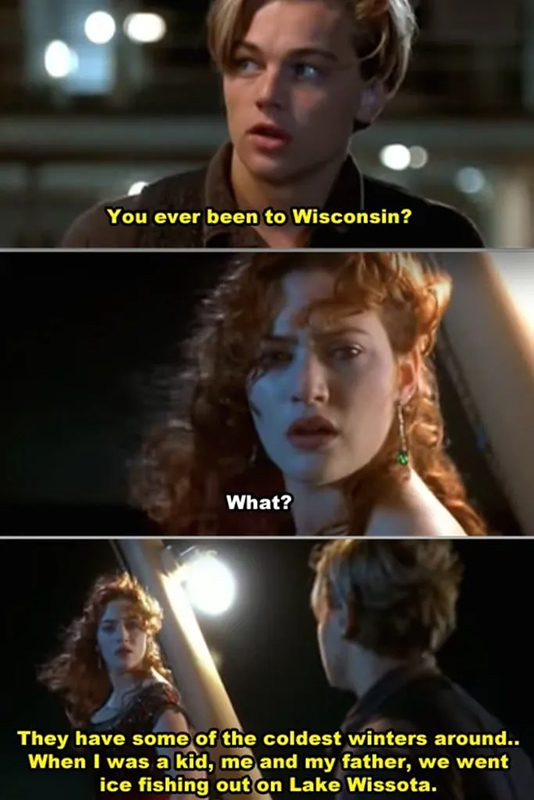 He went ice fishing where?