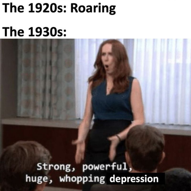 These are depressing times