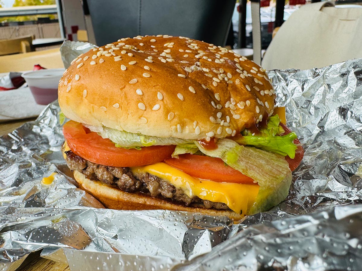 Cheeseburger from Five Guys