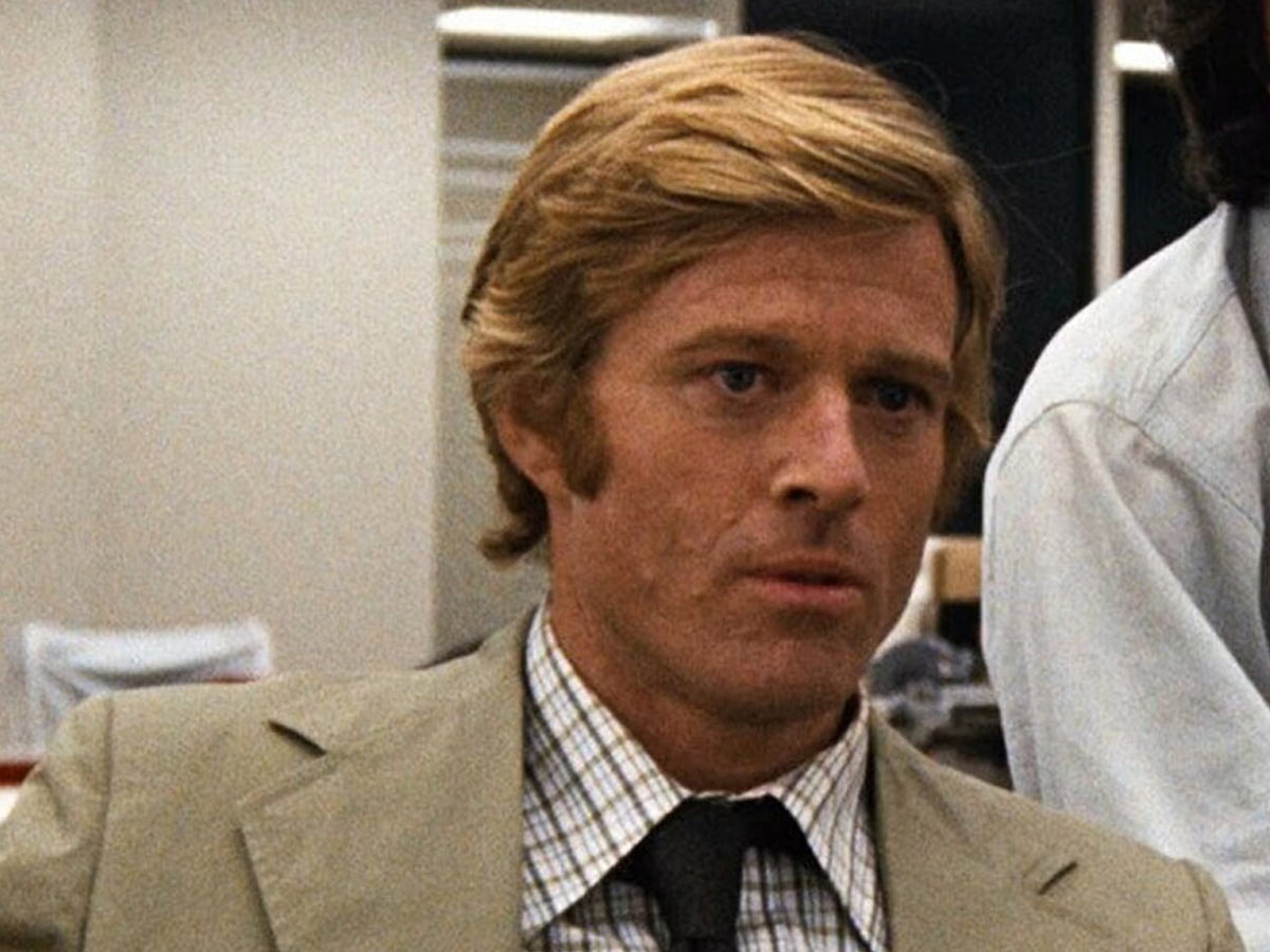 Bob Woodward in All the President’s Men (1976)