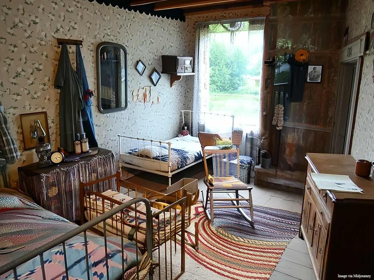 Cramped Quarters Growing Up