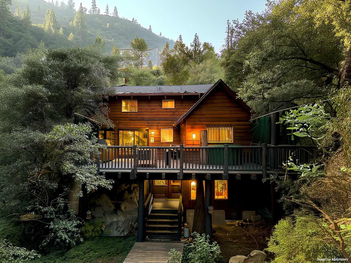 A "Little" Cabin in the Woods