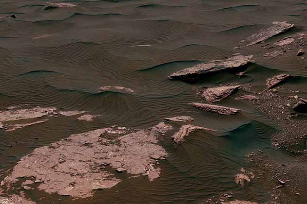 Curiosity Rover Left Its Mark