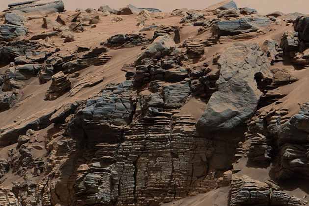 Martian Lakebed