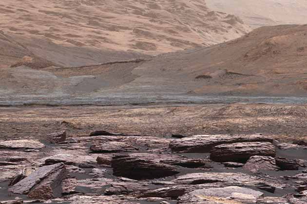 Color Variations on Mount Sharp