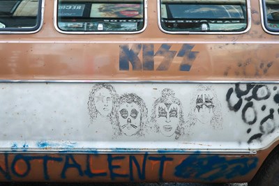 The Tour Buses of Your Favorite Bands