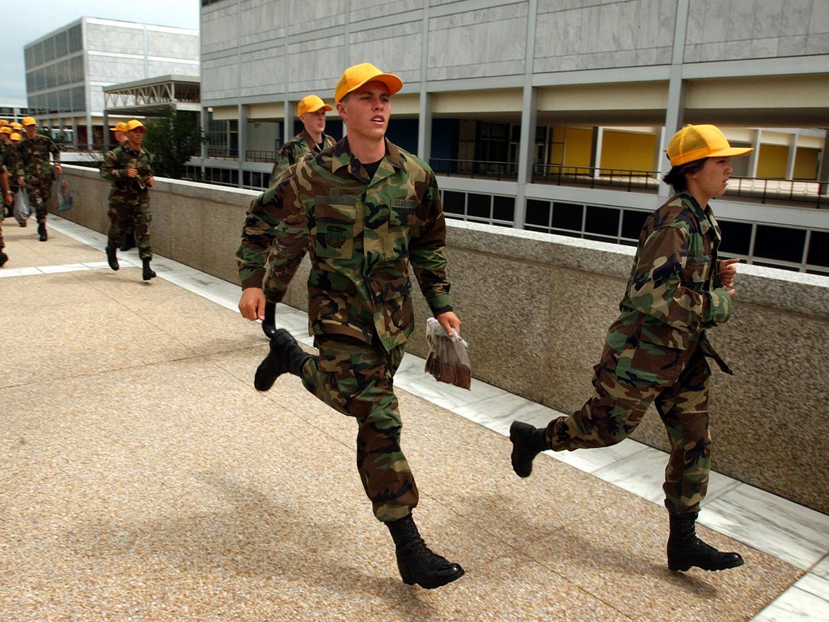 Air Force Physical Fitness Assessment (PFA) Then