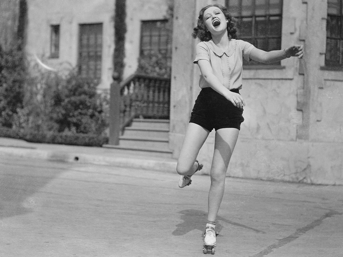 Skating Was a Popular Form of Transportation