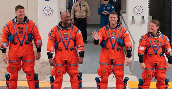 NASA's releasing images taken by Artemis II crew