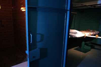 a Texas death chamber in Huntsville TX on death row