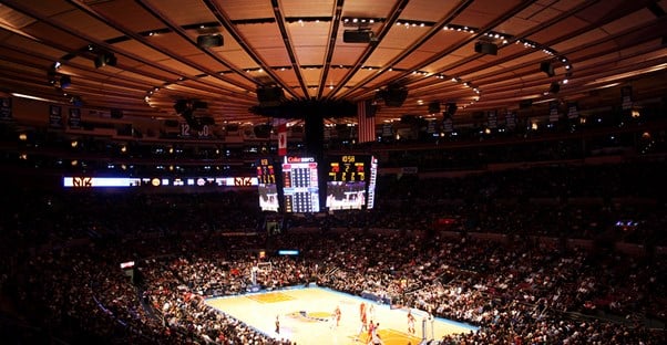 NBA basketball arena