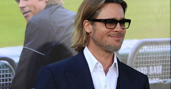 Brad Pitt in glasses