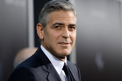 George Clooney after his near-death experience