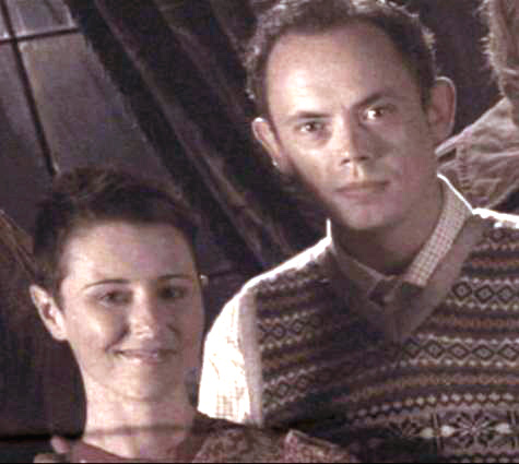 2. Neville's parents and Gilderoy Lockhart at St. Mungo's