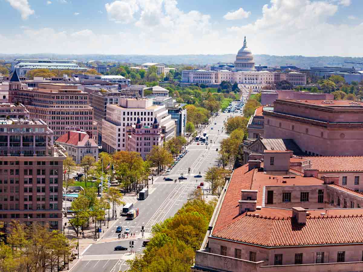 Most: Washington D.C.