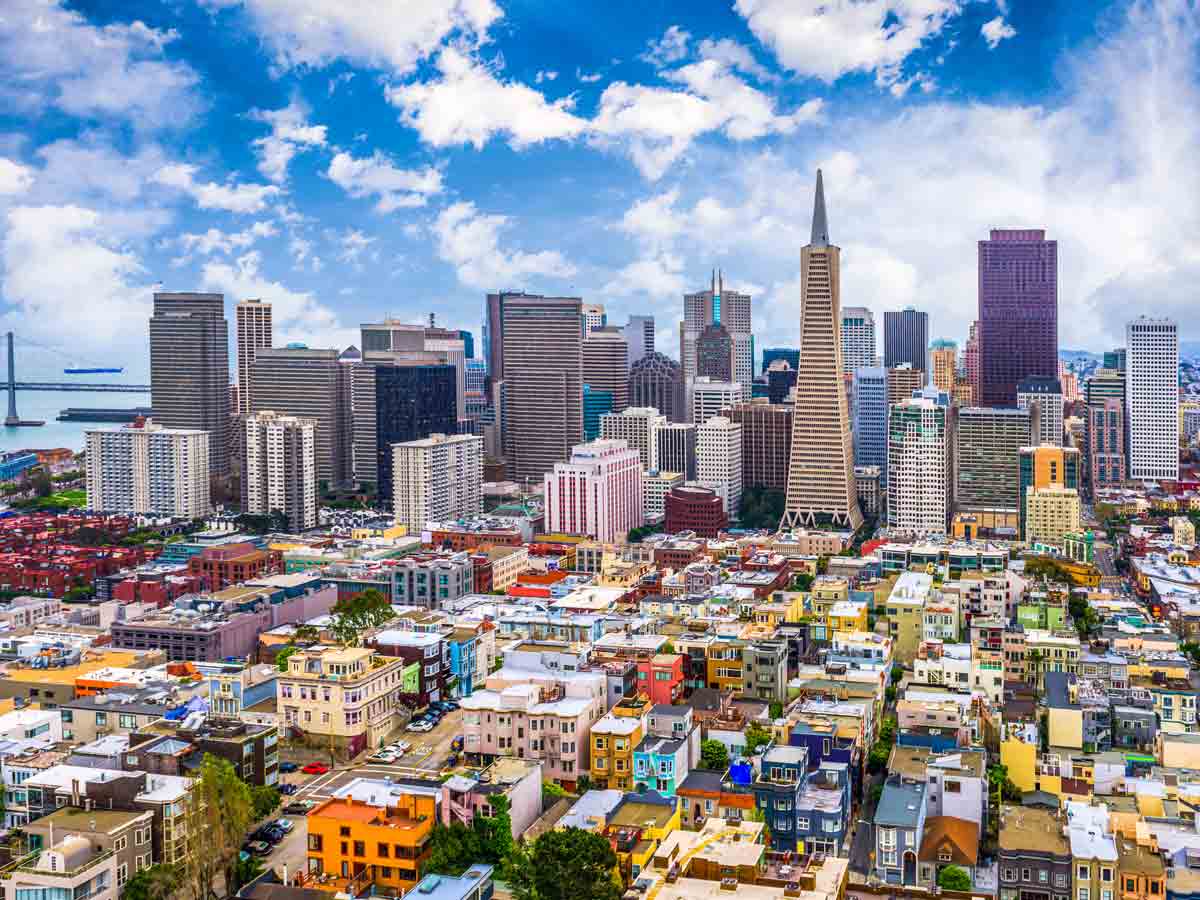 Most: San Francisco, California