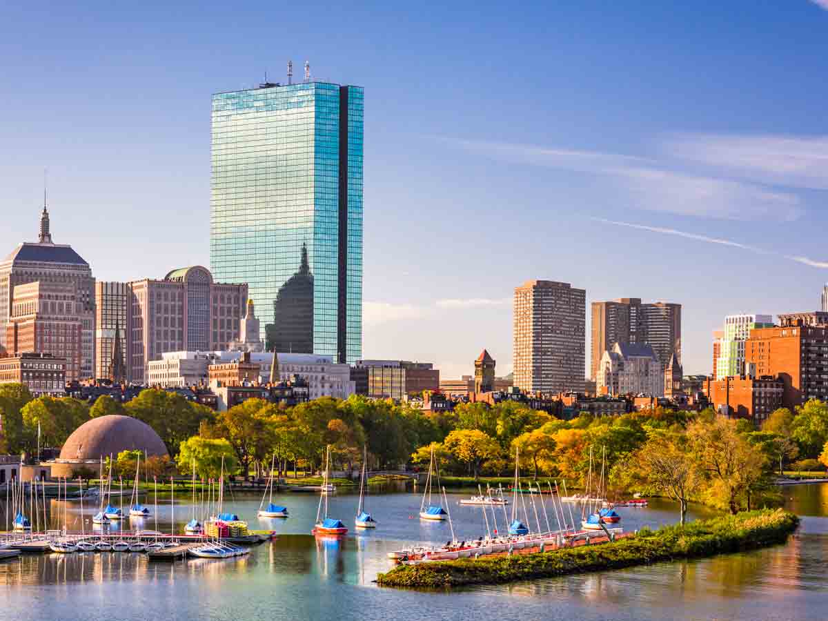 Most: Boston, Massachusetts