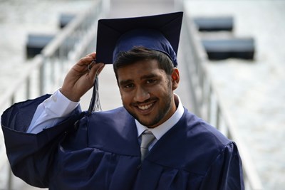student graduating