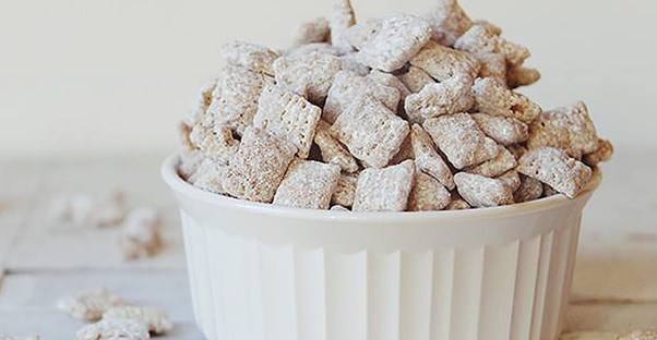 Bowl of Chex Puppy Chow