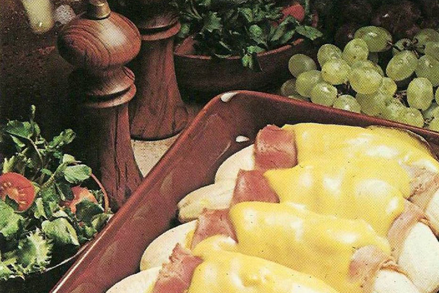 Ham and Banana Hollandaise