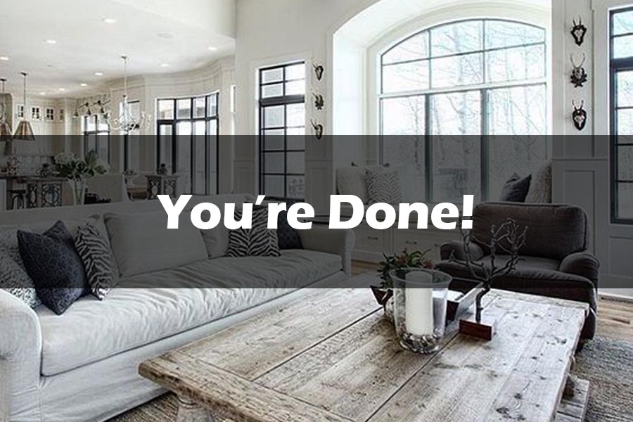 Put everything back!