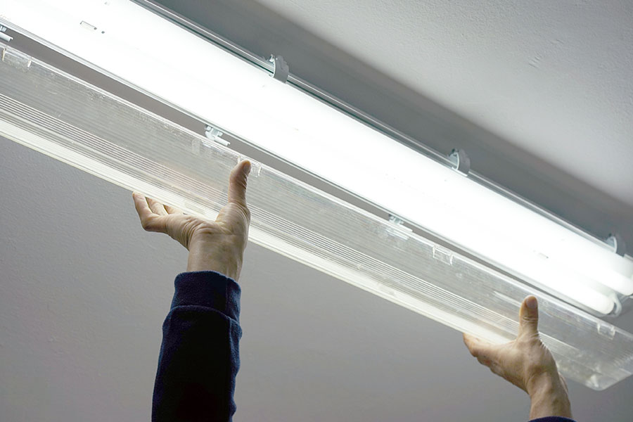 Check and replace light bulbs and batteries