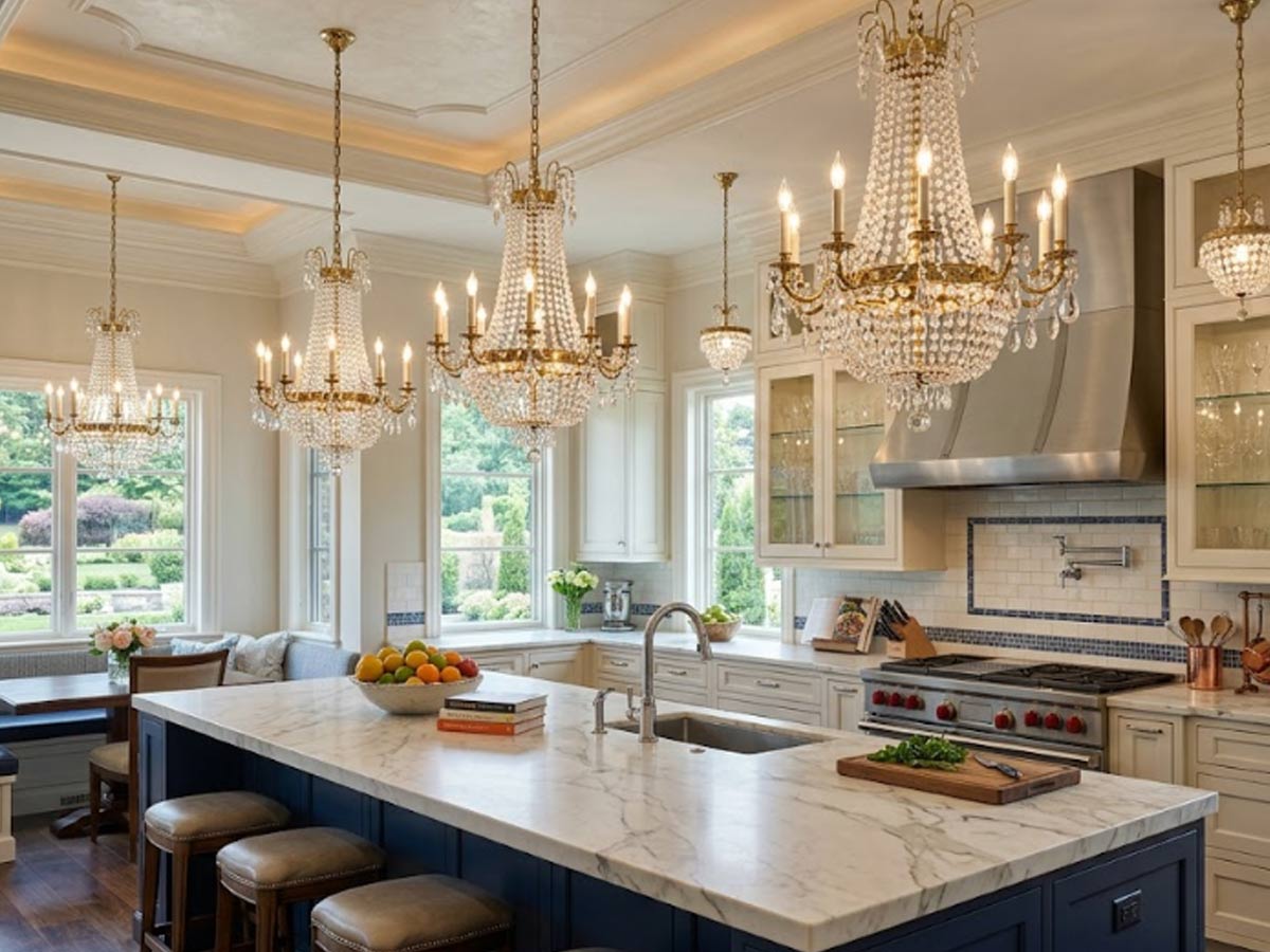 Multiple Chandeliers