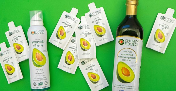 an assortment of avocado oils from chosen foods brand