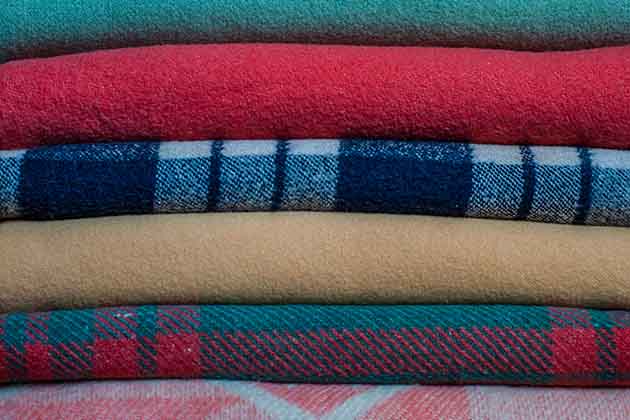 Fluffy Blankets on Bottom, Dense Blankets on Top