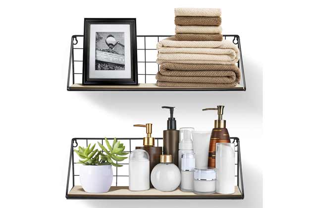 Mount Floating Wall Shelves for Books and Knick-Knacks