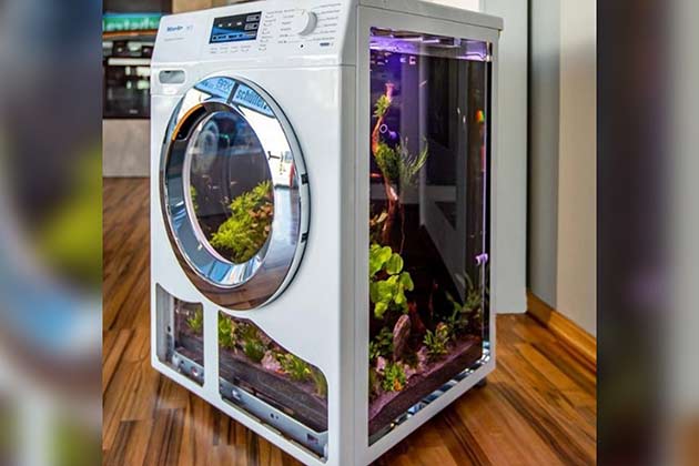 A Recycled Washing Machine