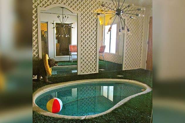 An Indoor Kiddy Pool...In a Golf Course