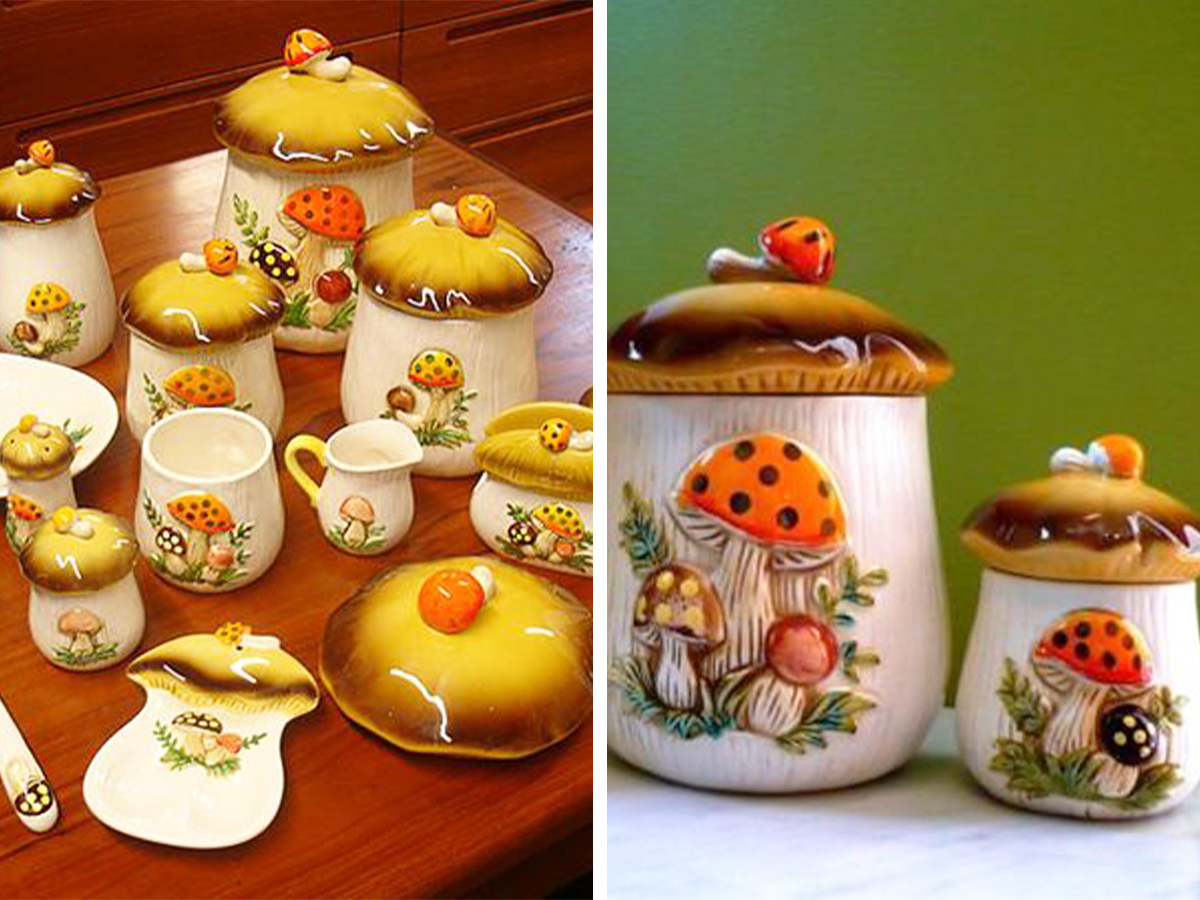 1976: Merry Mushroom Decor