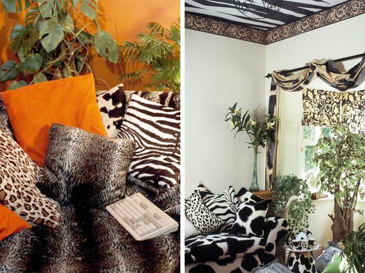 1996: Animal Print Wallpaper
