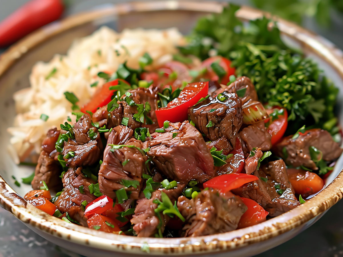 Venison Tips and Rice