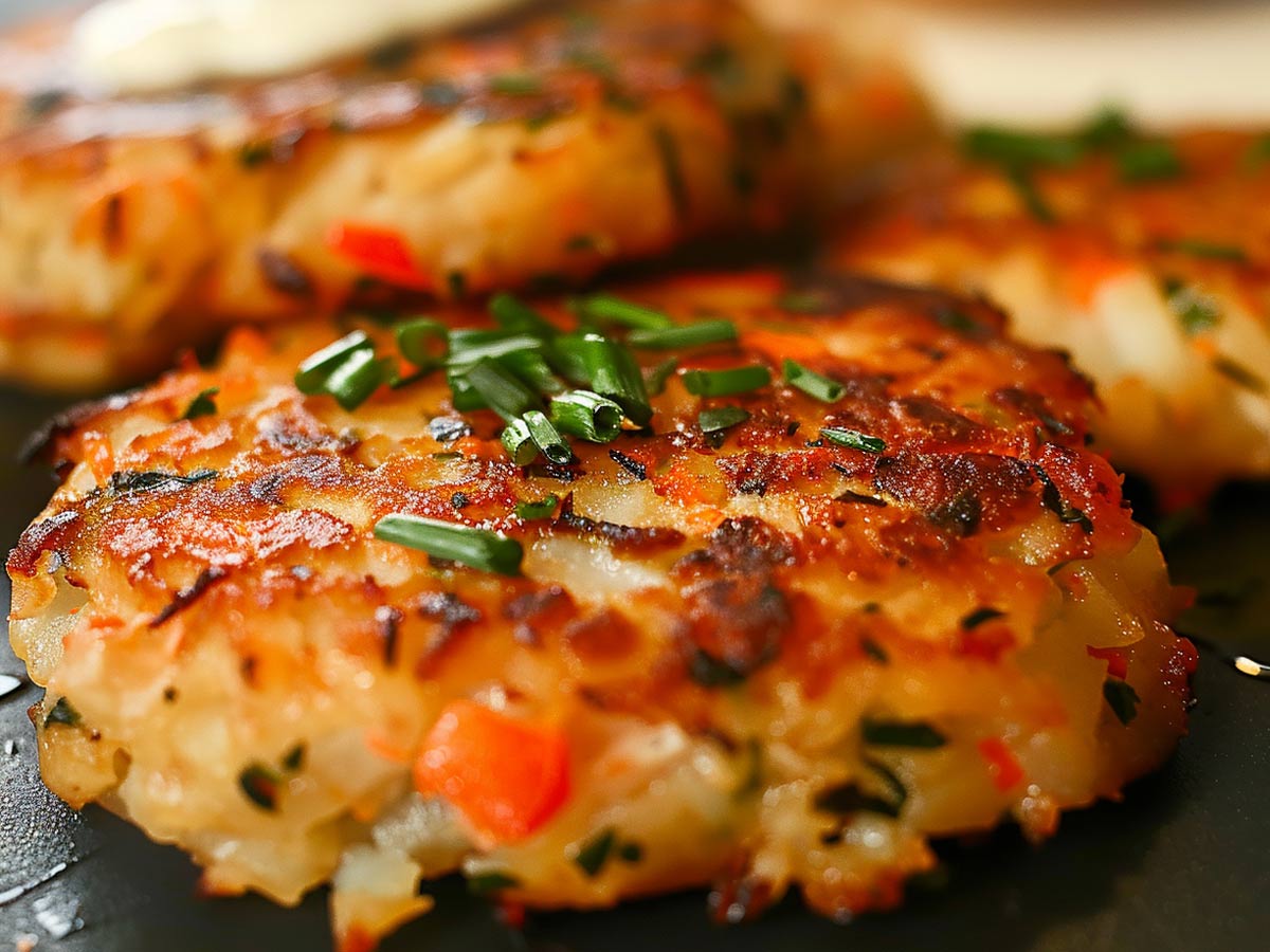Shredded Potato Salmon Cakes