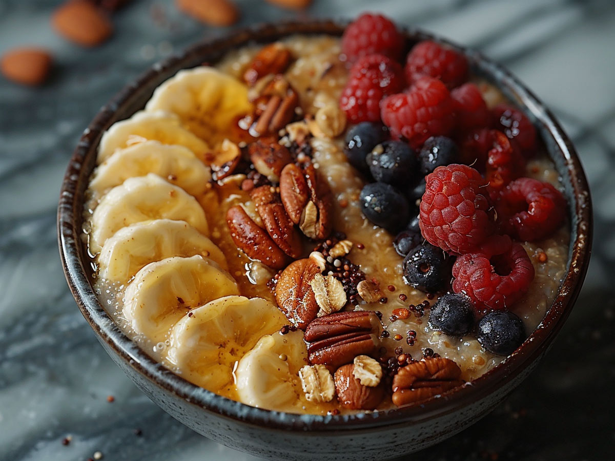 Steel-Cut Oats and Quinoa Breakfast