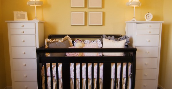 a well-organized nursery awaits a baby's arrival