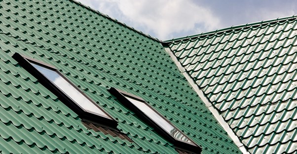 A roof made with energy efficient materials