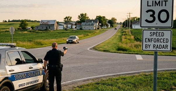 How a Three-Mile Stretch of Interstate Funded a Tiny Town’s Entire Budget for a Decade