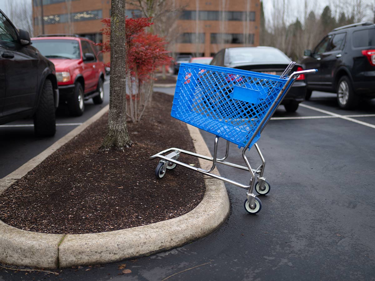 Don’t Leave Shopping Carts in Parking Spaces