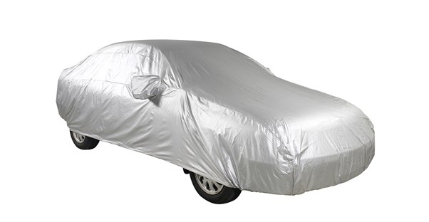 A custom car cover on a car