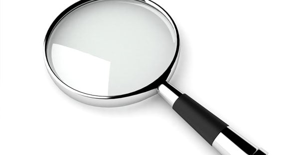 Magnifying glass that magnifies your credit score