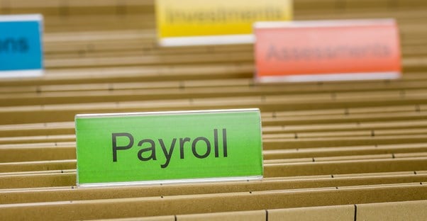 The payroll file folder isn't as useful as a payroll service